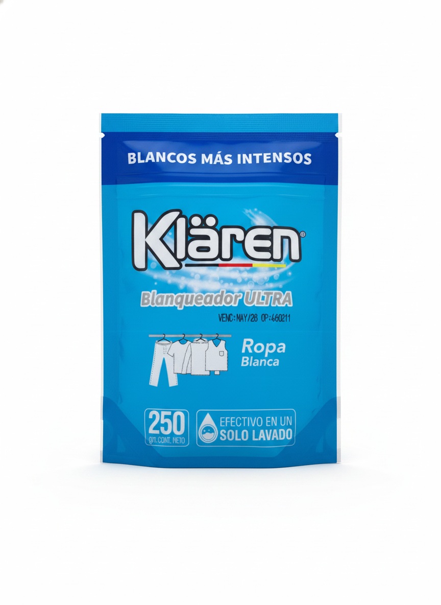 Blanqueador Ultra Blanco Klaren ( 2 x 250 G ) 1