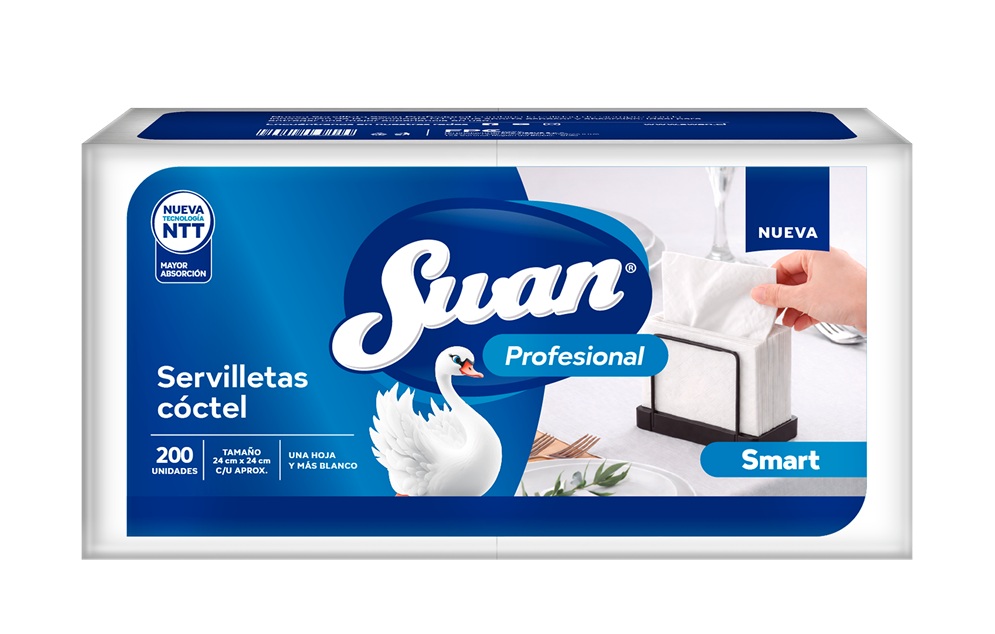 Servilletas de Cóctel Swan Profesional ( 3 x 200 UD ) 1