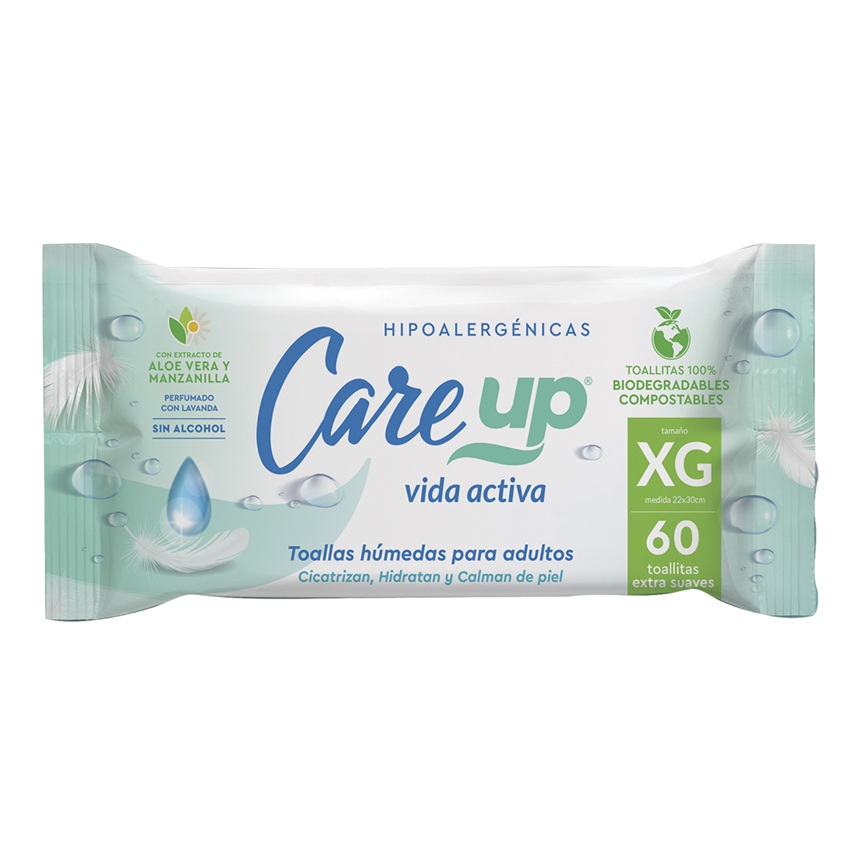 Toalla Húmeda Adulto Care Up ( 3 x 60 UD ) 1