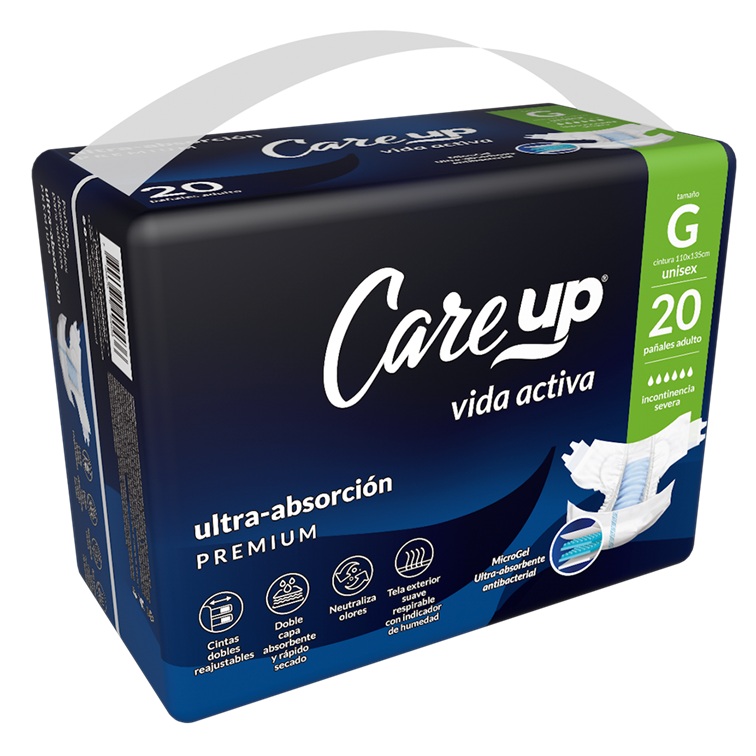 Pañal Adulto Talla G Care Up ( 20 UD ) 1