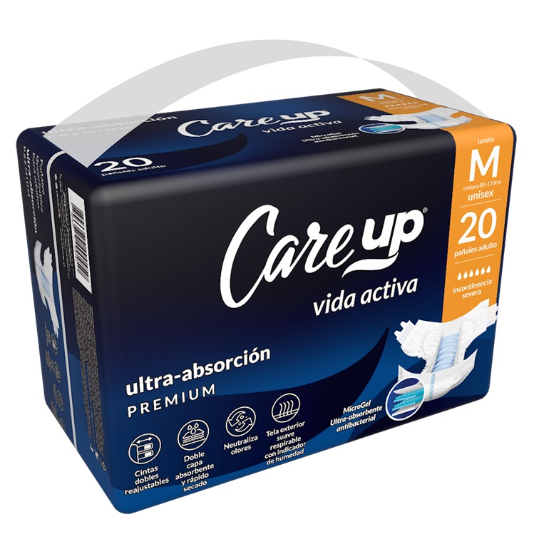 Pañal Adulto Talla M Care Up ( 20 UD ) 1