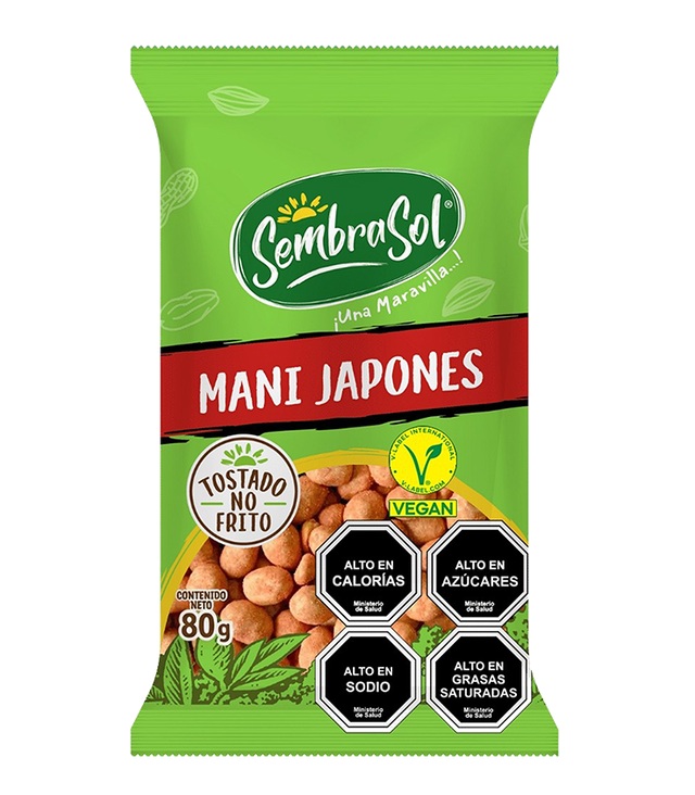Maní Japonés Sembrasol ( 3 x 80 G ) 1