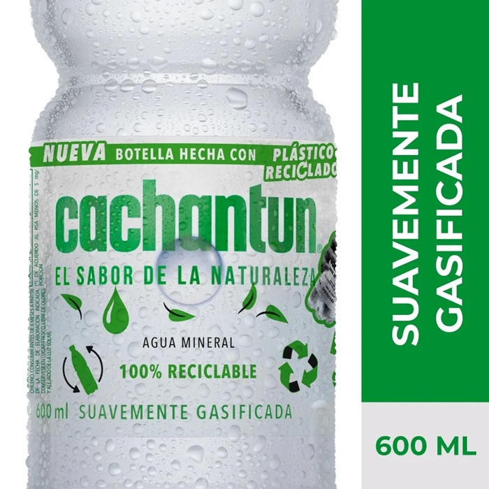 Agua Mineral Light Gas Cachantun ( 12 x 600 ML ) 1