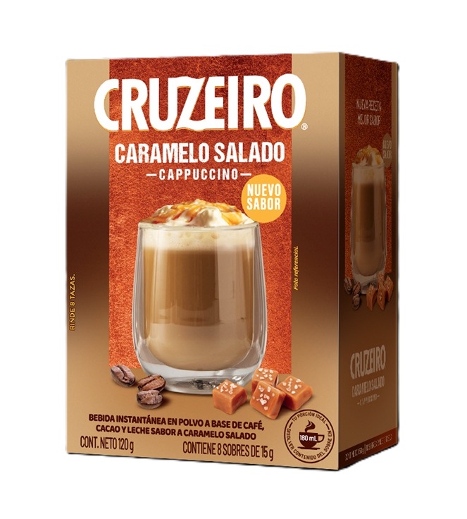 Café Cappuccino Caramelo Salado Cruzeiro ( 8 x 15 G ) 1