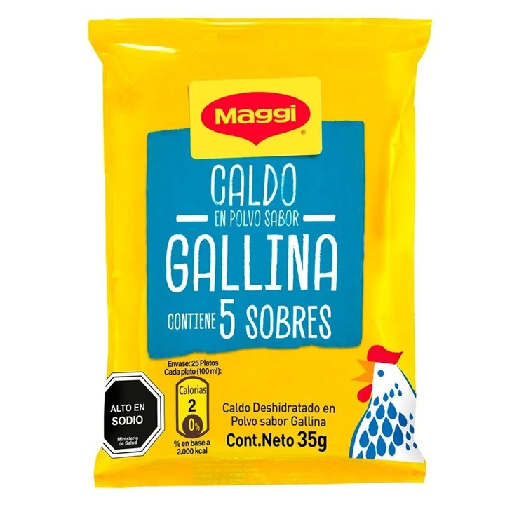 Caldo en Polvo Gallina Maggi ( 35 G ) 1