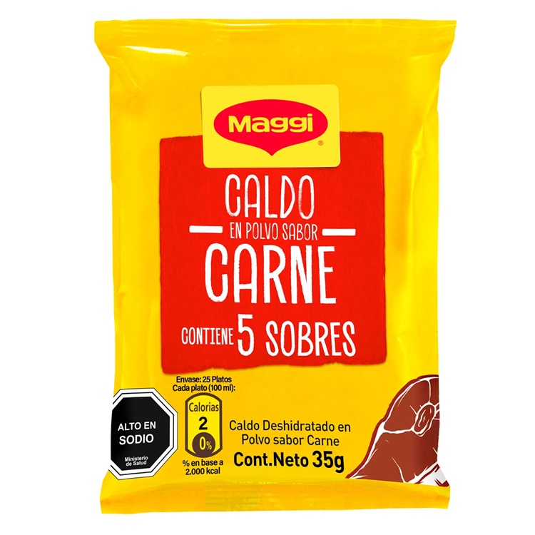 Caldo en Polvo Carne Maggi ( 35 G ) 1
