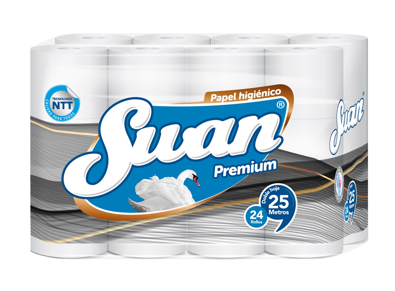 Papel Higiénico Swan Premium 25 Metros ( 3 x 24 Rollos ) 1
