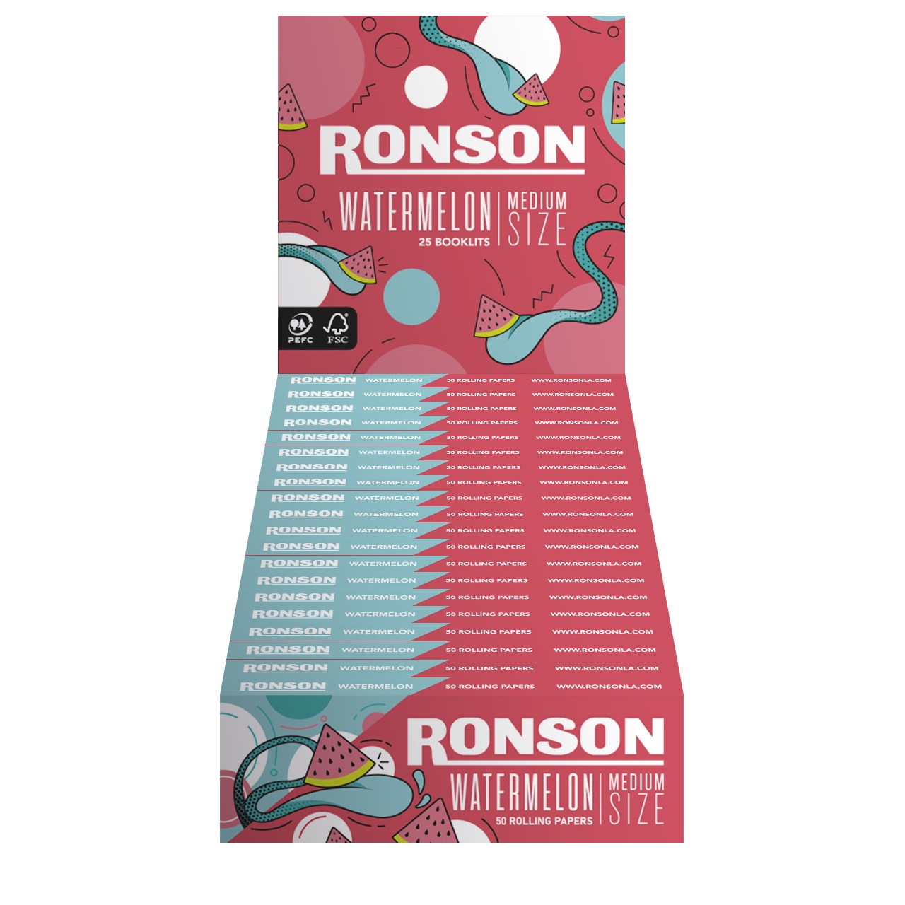 Papelillos Ronson Aroma Sandía ( 25 x 50 UD ) 1