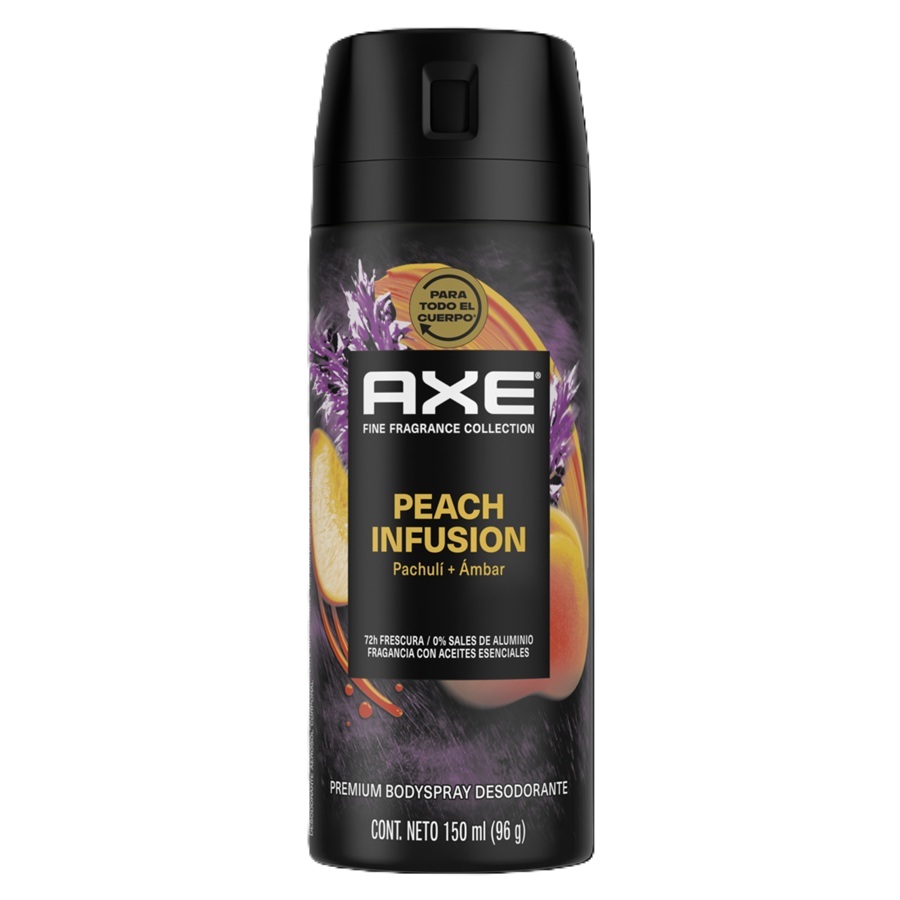 Desodorante Aerosol Axe Peach Infusion ( 3 x 150 ML ) 1