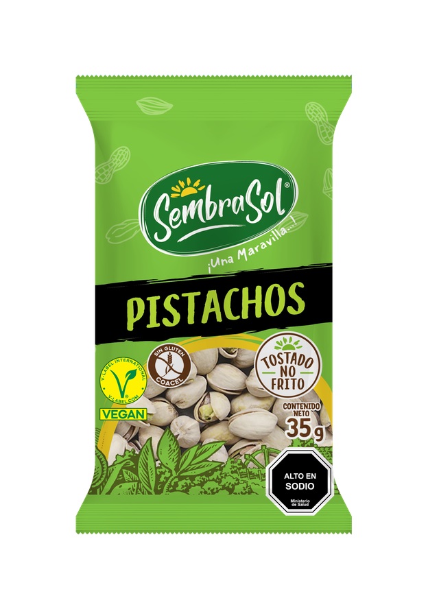 Pistachos Salados Sembrasol ( 3 x 35 G ) 1