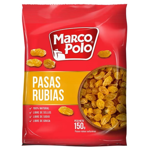 Pasas Rubias Marco Polo ( 3 x 150 G ) 1