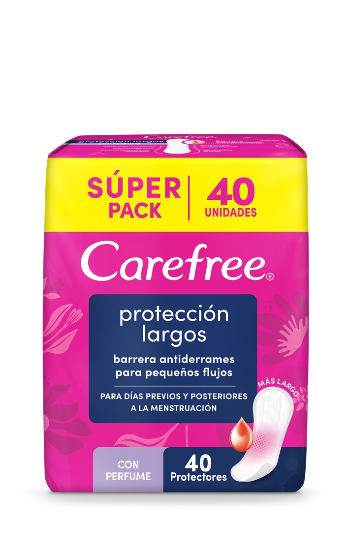 Protectores Diarios Largos Carefree ( 2 x 40 UD ) 1