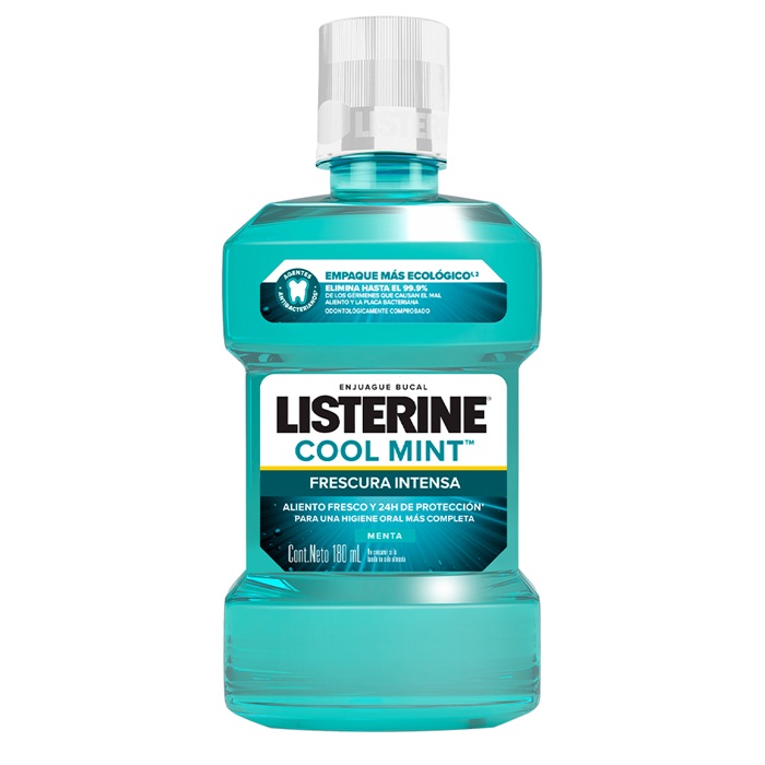 Enjuague Bucal Listerine Cool Mint ( 3 x 180 ML ) 1