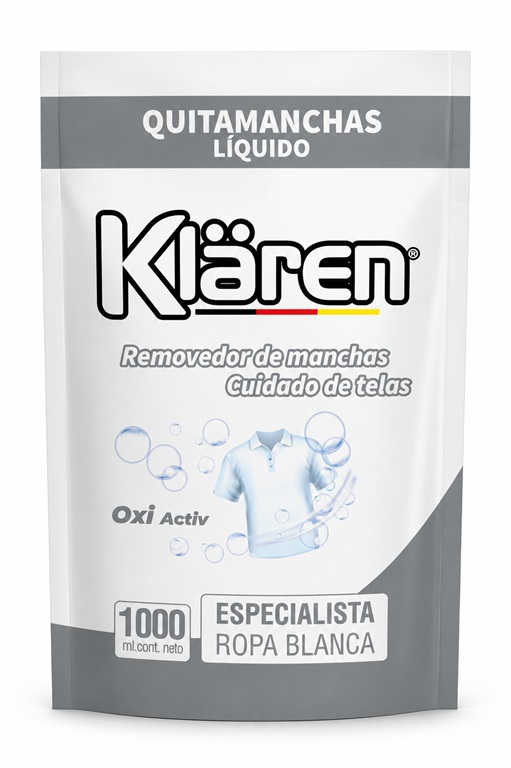 Quitamanchas Líquido Ropa Blanca Klaren ( 2 x 1 LT ) 1