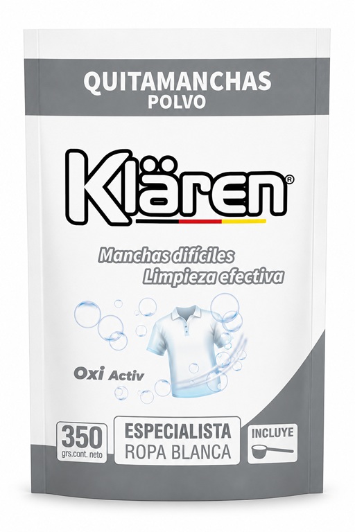 Quitamanchas Polvo Ropa Blanca Klaren ( 2 x 350 G ) 1