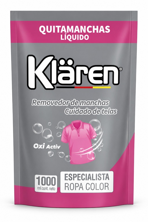 Quitamanchas Líquido Ropa Color Klaren ( 2 x 1 LT ) 1