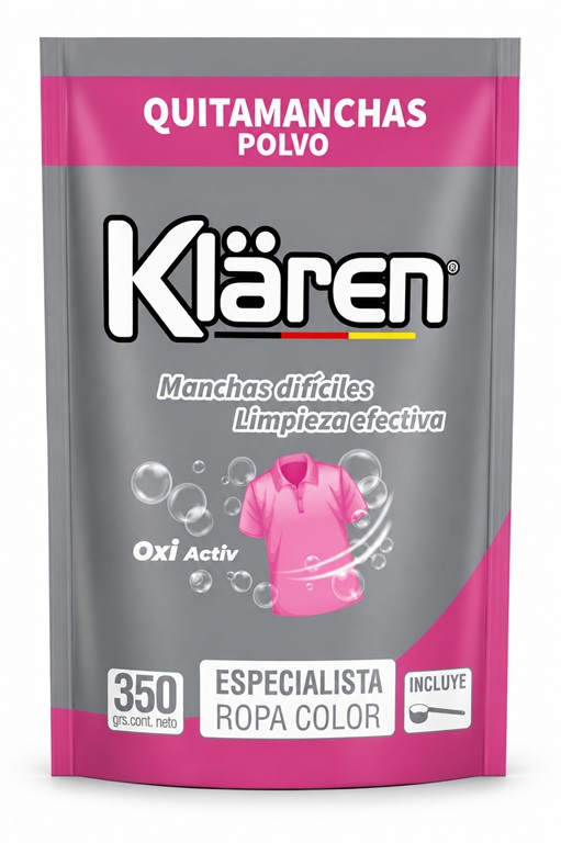 Quitamanchas Polvo Ropa Color Klaren ( 2 x 350 G ) 1