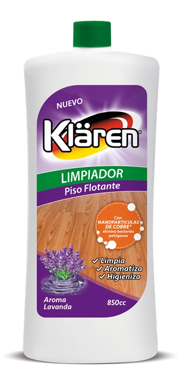 Limpiador Piso Flotante Lavanda Klaren ( 2 x 850 ML ) 1