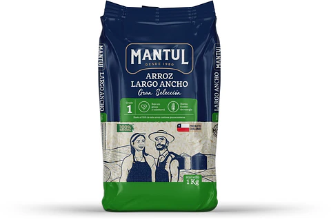Arroz Grado 1 Largo Ancho Mantul ( 5 x 1 KG )