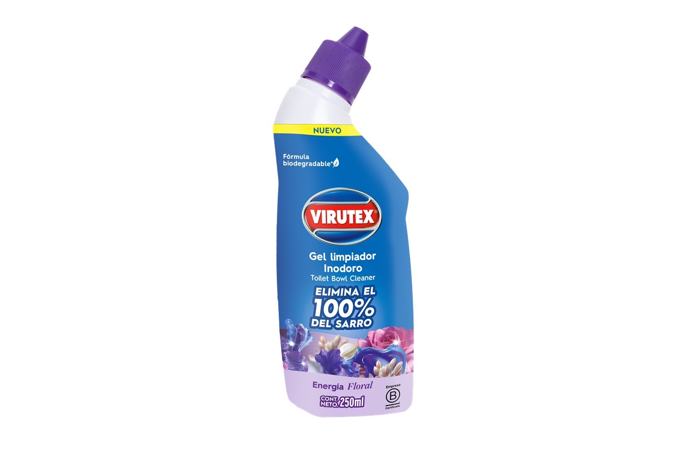 Gel Limpiador Inodoro Energía Floral Virutex ( 2 x 250 ML ) 1