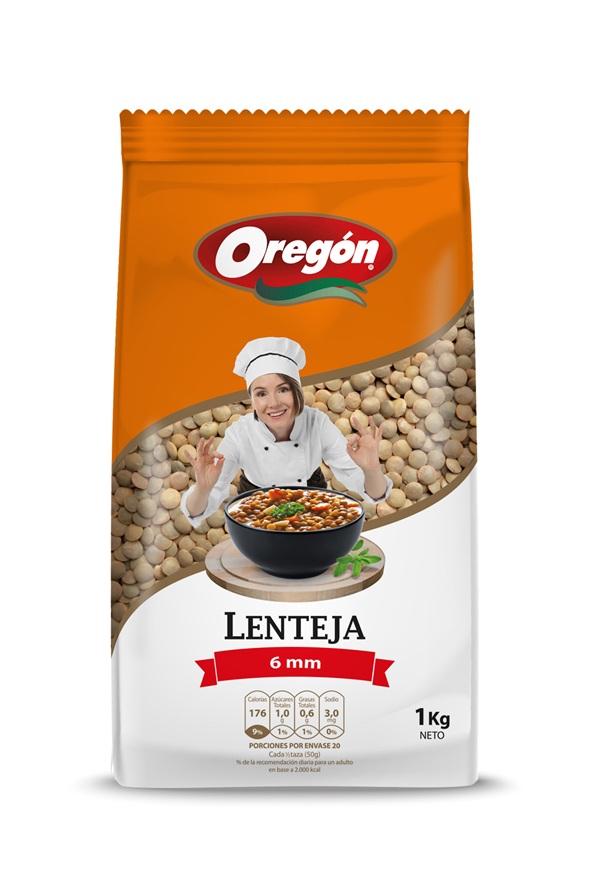 Lenteja 6MM Oregón ( 2 x 1 KG ) 1