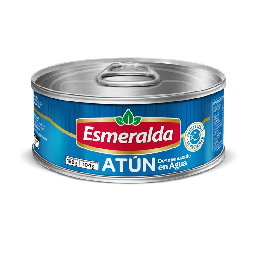 Atún Desmenuzado Esmeralda Agua ( 3 x 160 G ) 1