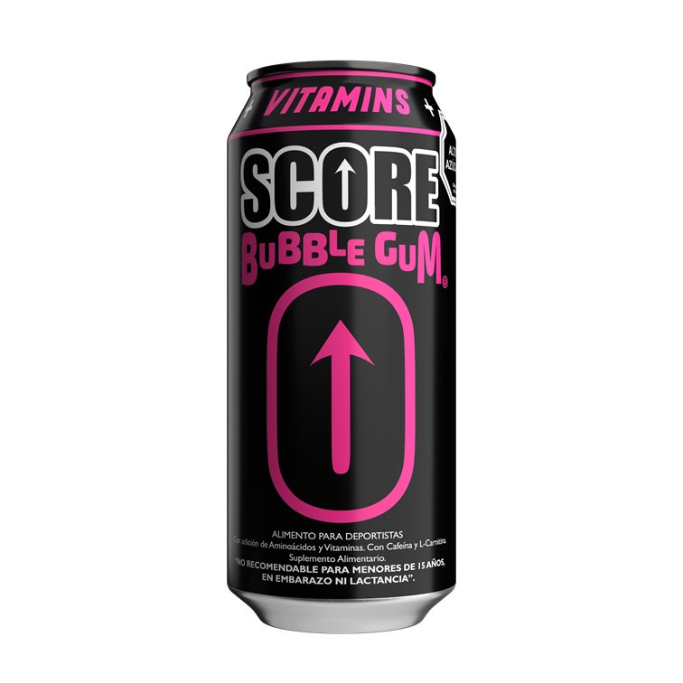 Bebida Energética Score Bubble Gum ( 6 x 473 ML ) 1
