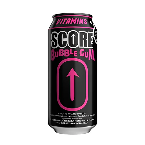 Bebida Energética Score Bubble Gum ( 6 x 473 ML )