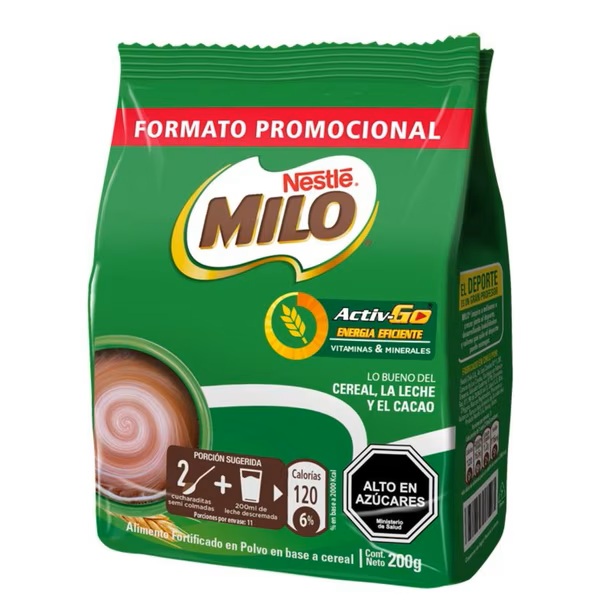 Alimento Fortificado Milo ( 3 x 200 G ) 1