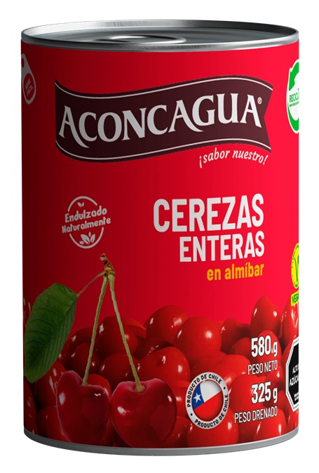 Cerezas Enteras Aconcagua ( 3 x 580 G ) 1