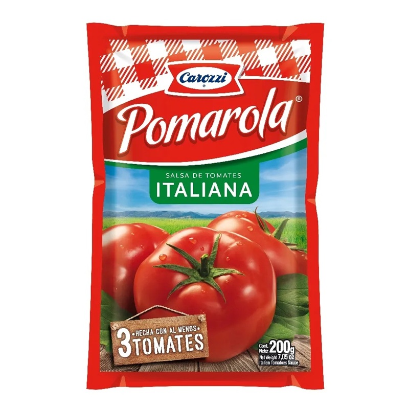 Salsa de Tomates Italiana Pomarola ( 6 x 200 G ) 1