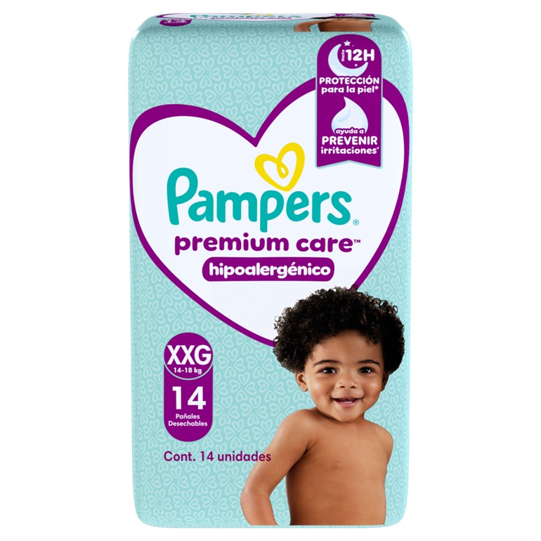 Pañal Pampers Premium Care XXG ( 14 Pañales ) 1