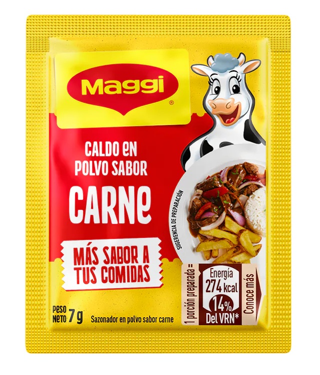 Caldo en Polvo Carne Maggi ( 10 x 7 G ) 1