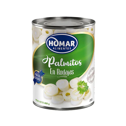 Palmitos Rodajas Homar ( 3 x 400 G )