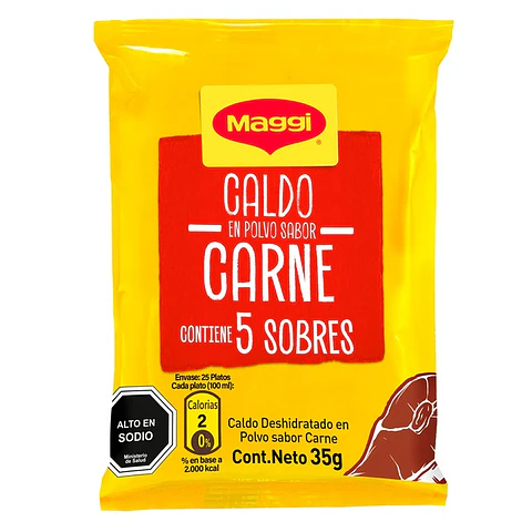 Caldo en Polvo Carne Maggi ( 35 G )
