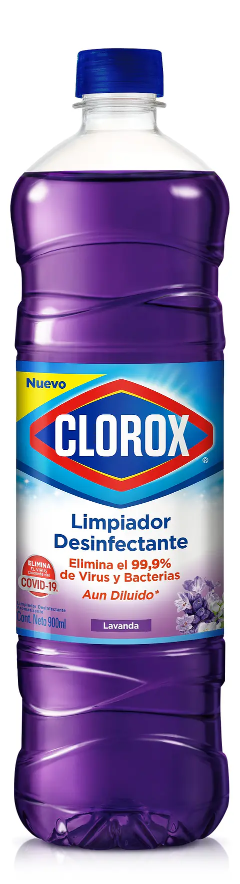 Limpiador Desinfectante Clorox  Lavanda ( 3 x 900 ML )