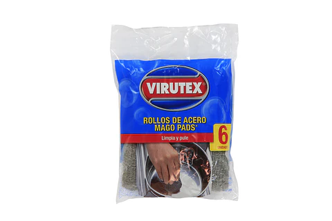 Mago Pads Sin Jabón Virutex ( 5 x 6 UD )
