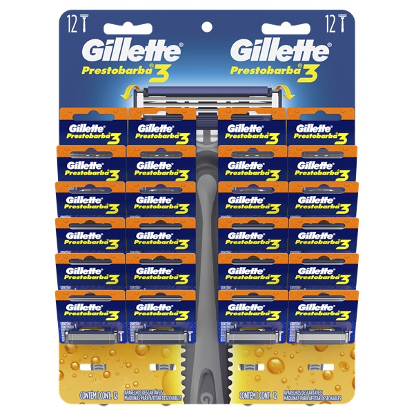 Máquinas Afeitar Gillette Prestobarba 3 Regular ( 24 UD ) 1