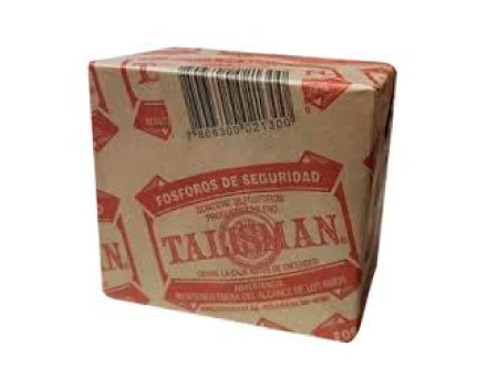 Fósforos Talismán ( 10 x 10 cajitas ) 1
