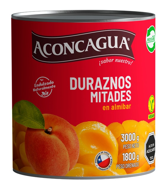 Duraznos Mitades Aconcagua ( 3 KG ) 1