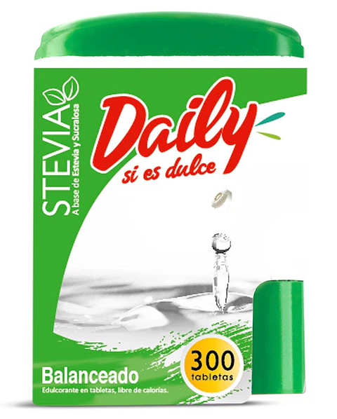 Endulzante Stevia Tabletas Daily ( 300 UD )