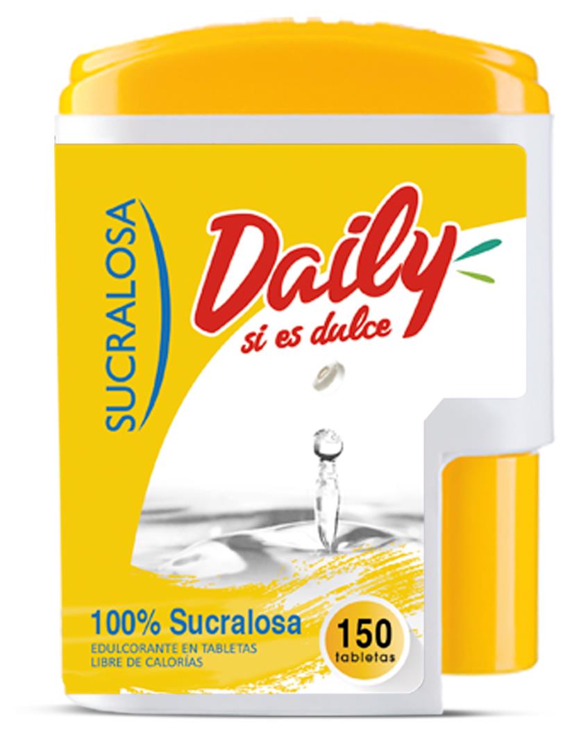 Endulzante Sucralosa Tabletas Daily ( 150 UD ) 1