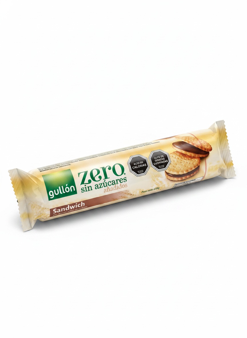 Galletas Gullón Zero Sandwich de Chocolate ( 3 x 250 G )