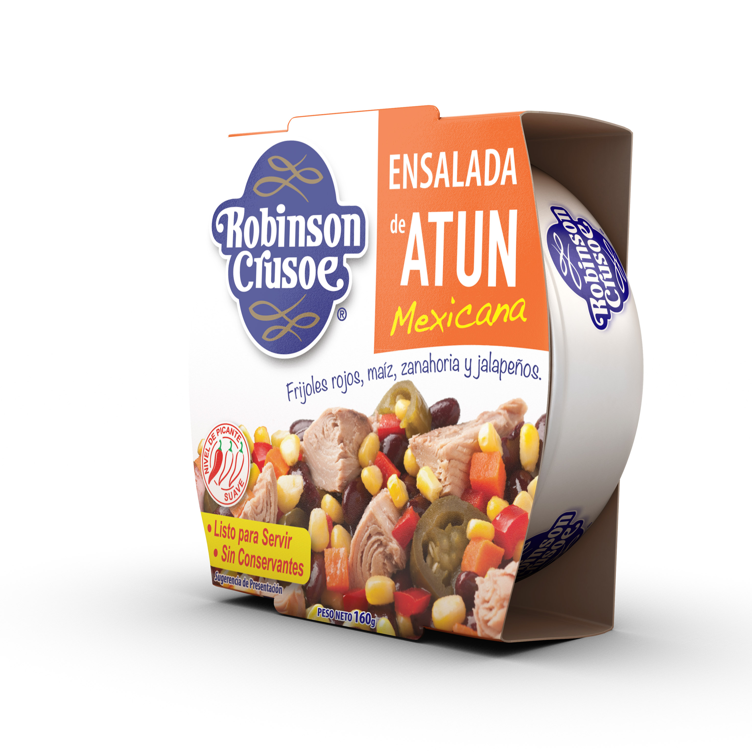 Ensalada de Atún Robinson Crusoe Mexicana ( 3 x 160 G ) 1