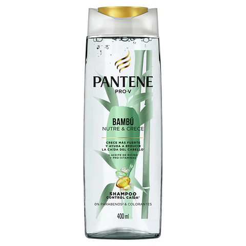 Shampoo Pantene Bambú ( 2 x 400 ML )