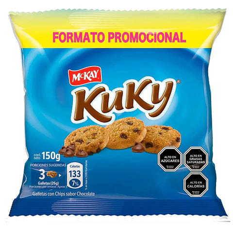 Galletas Kuky Clásica Familiar ( 3 x 150 G )