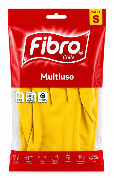 Guantes Multiuso Fibro S ( 2 UD )