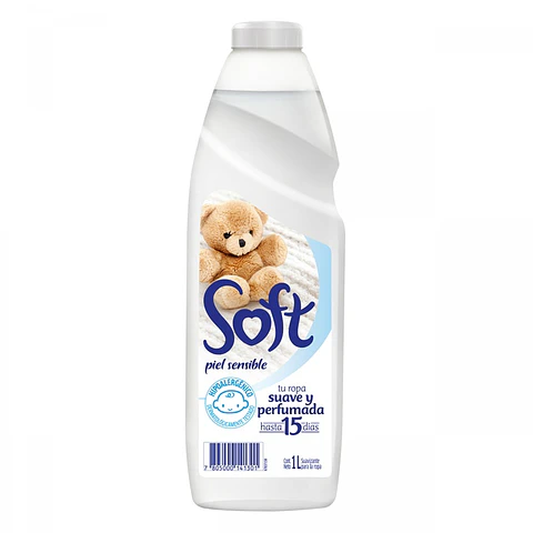 Suavizante de Ropa Soft Piel Sensible ( 3 x 1 LT )