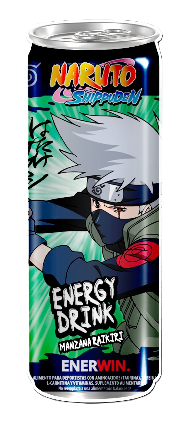 Bebida Energética Enerwin Naruto Manzana ( 2 x 473 ML ) 1