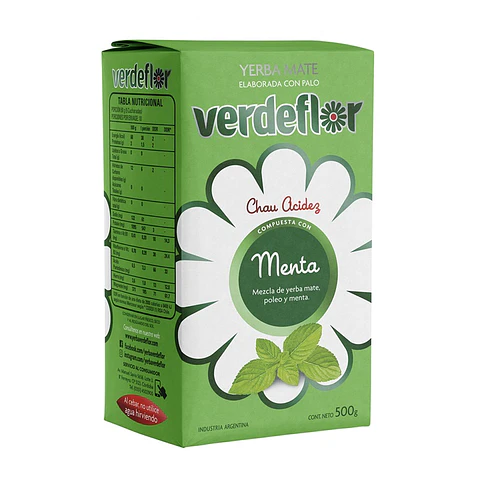 Yerba Mate Verdeflor Menta ( 3 x 500 G )